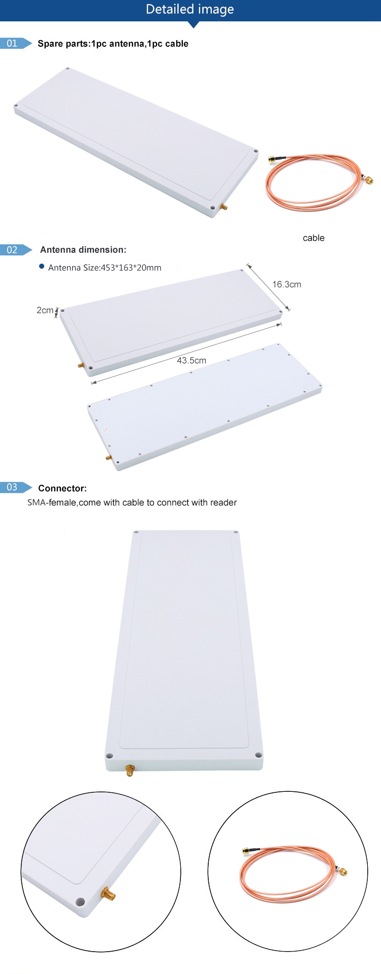 Anten UHF 8dbi SV-RA8004 anten uhf 8dbi sv ra8004 1ym3