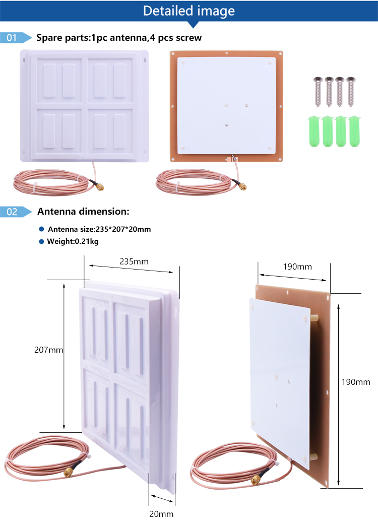 antenna PCB UHF 8dBi SV-RA8002 antenna pcb uhf 8dbi Csb7