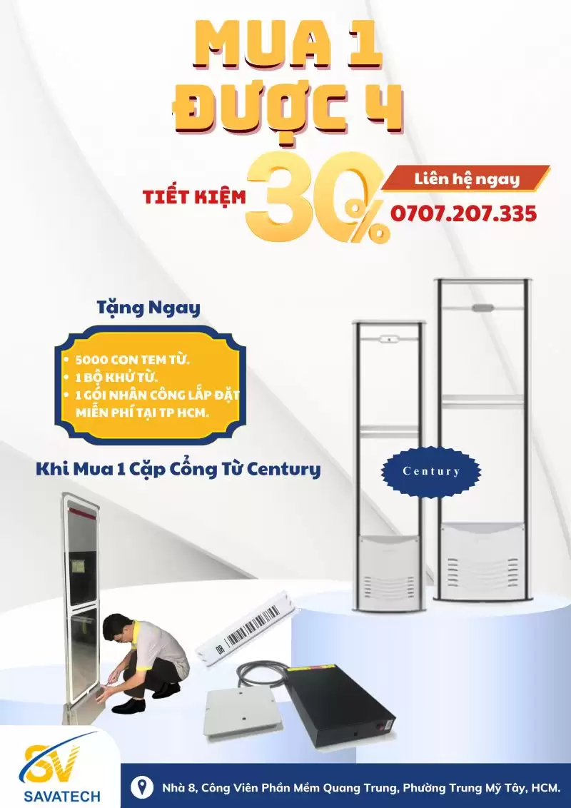 Sale Cuối Năm – Mua Cổng Từ Tặng Bộ Khử Từ + 5.000 Tem + Lắp Đặt Miễn Phí sale cuoi nam mua cong tu tang bo khu tu 5 000 tem lap dat mien phi d7IN